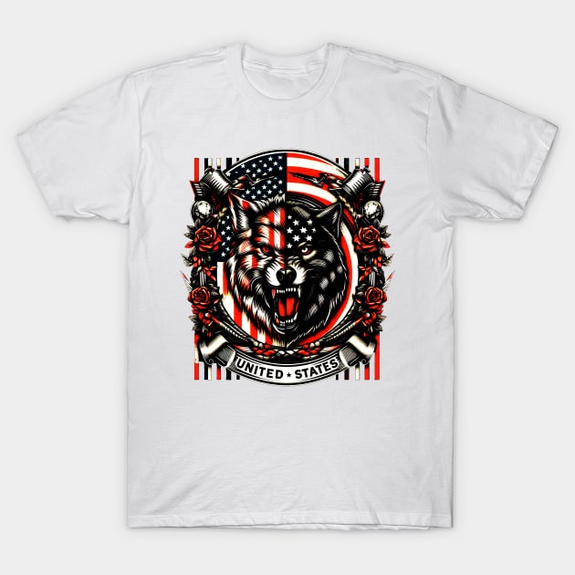 US Wolves T-Shirt by dcprojects